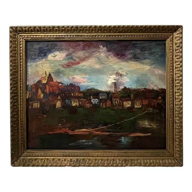 Marion Kamilla DeBathory | Untitled | Oil on Canvas: Description: An oil on canvas painting by Marion Kamilla DeBathory. This piece was exhibited in the 23rd Annual Indoor Exhibit of the Dover Art Association. It is professionally framed and ready for d