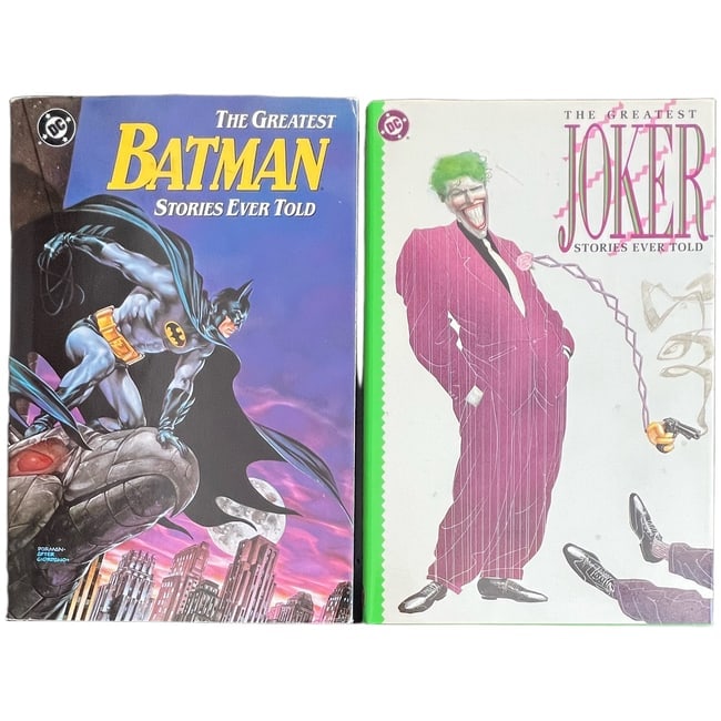 "The Greatest Batman & Joker Stories Ever Told" Hardcover Lot of 2 (DC Comics) [Signed] (1 of 6)