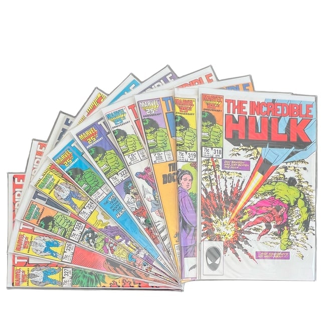 "The Incredible Hulk" #318-327 Consecutive Run (Marvel Comics) [Raw Ungraded] (1 of 12)
