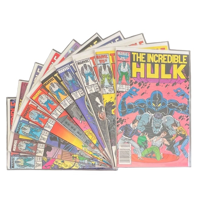 "The Incredible Hulk" #328-337 Consecutive Run (Marvel Comics) [Raw Ungraded] (1 of 12)