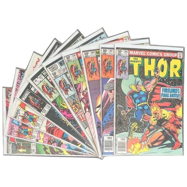 "The Mighty Thor" Assorted Early 80s Lot (Marvel Comics) [Raw Ungraded] (1 of 12)