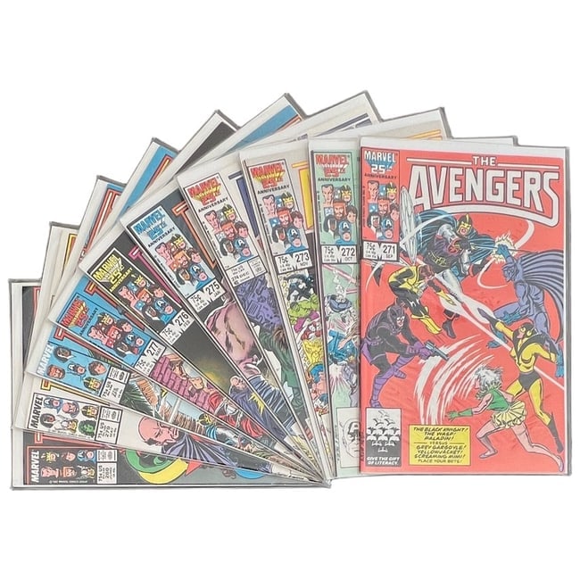 "The Avengers" #271-280 Lot (Marvel Comics) [Raw Ungraded] (1 of 12)