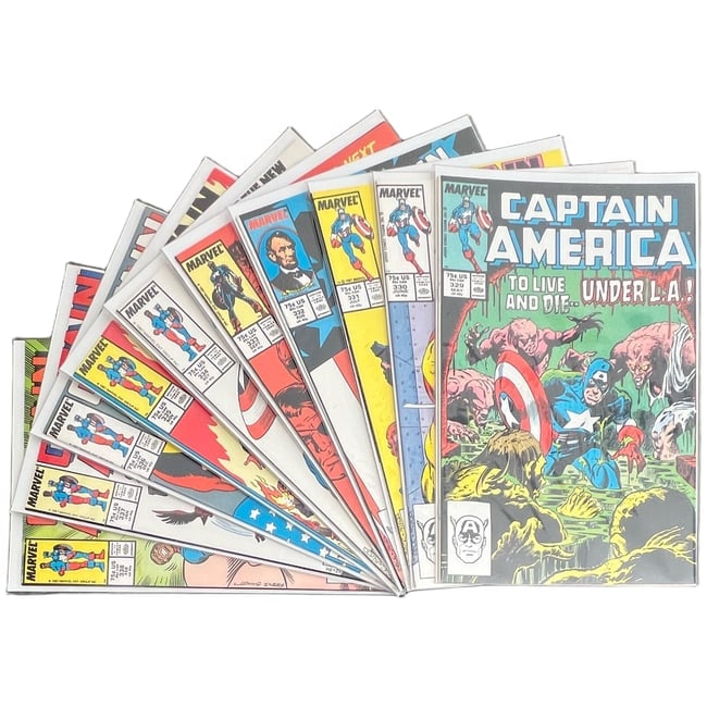 "Captain America" #329-338 Lot (Marvel Comics) [Raw Ungraded] (1 of 12)
