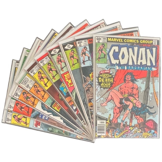 "Conan the Barbarian" #100-118 Assorted Lot (Marvel Comics) [Raw Ungraded] (1 of 12)