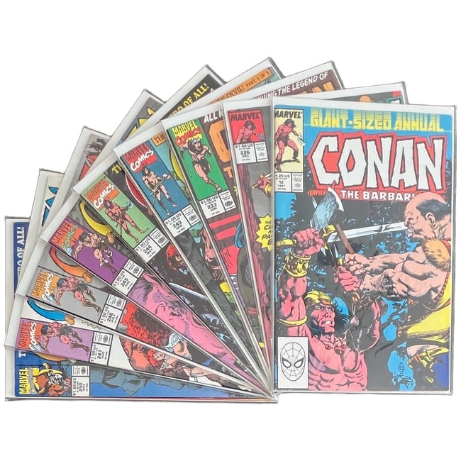 "Conan the Barbarian" Mixed Run & Annual Lot of 9 (Marvel Comics) [Raw Ungraded] (1 of 11)