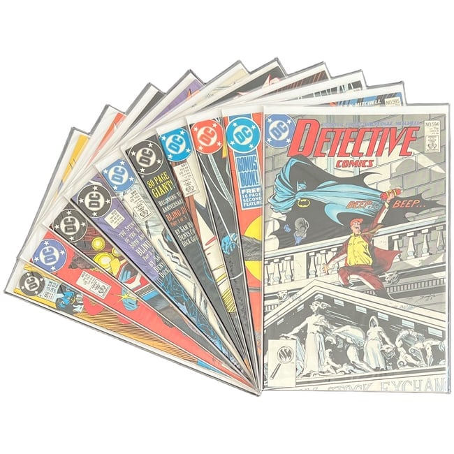 "Detective Comics" #594-602 & 616 Mixed Run Lot of 10 (DC Comics) [Raw Ungraded] (1 of 12)