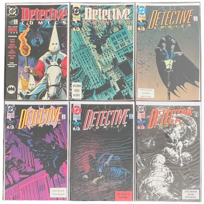 "Detective Comics" Mixed Run & 1989 Annual Lot of 6 (DC Comics) [Raw Ungraded] (1 of 7)