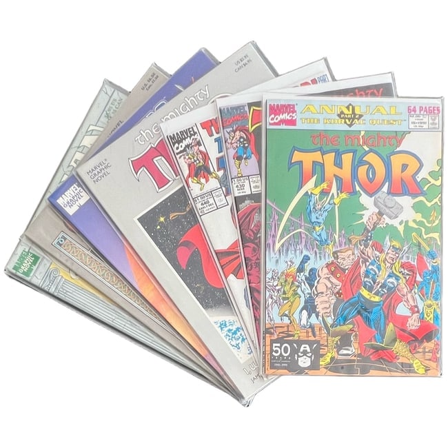 "The Mighty Thor" & "Conan the Barbarian" Mixed Comics & Graphic Novels Lot of 7 (Marvel Comics) (1 of 9)