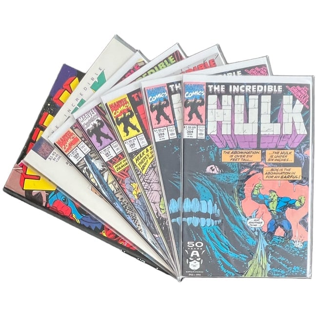 "The Incredible Hulk" Mixed Run, Graphic Novel & Hardcover Annual Lot of 7 (Marvel Comics) [Raw (1 of 10)