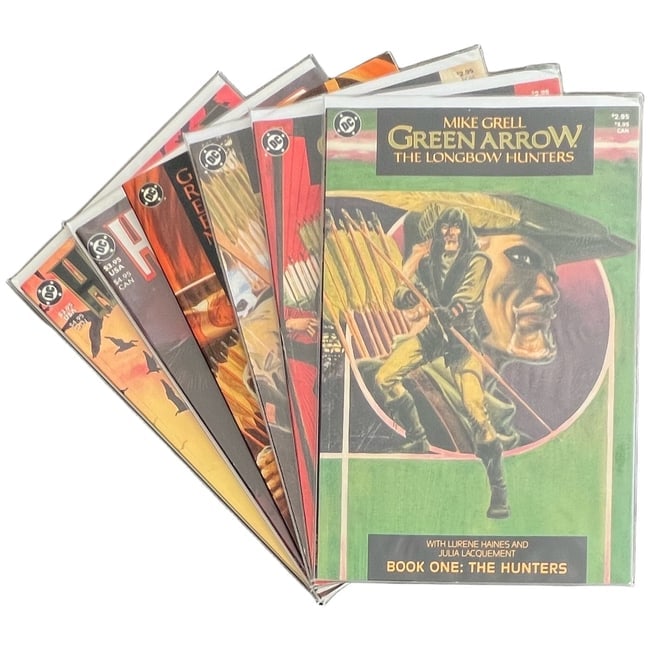 "Green Arrow: The Longbow Hunters" & "Hawkworld" Mixed Lot of 6 (DC Comics) [Raw Ungraded]: "Green Arrow: The Longbow Hunters" & "Hawkworld" Mixed Lot of 6 (DC Comics) [Raw Ungraded] This six-item lot features classic late-1980s DC Comics prestige format series, highl