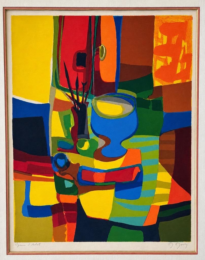 Marcel Mouly (French, 1918–2008) - La Bouteille de Vodka - Lithograph (1 of 3)