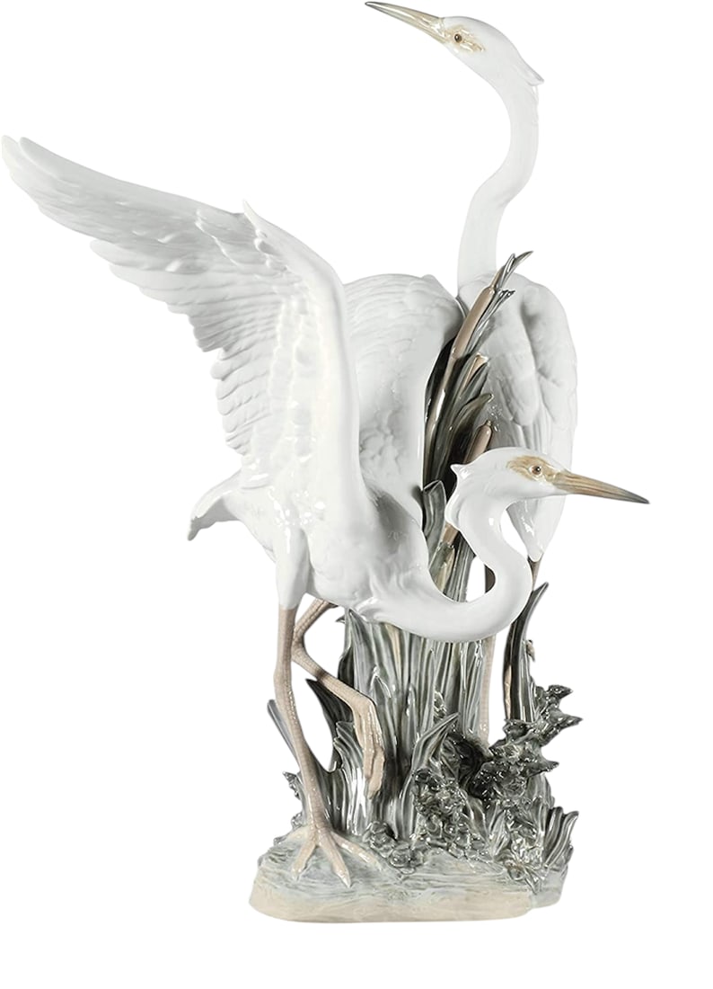 Lladró – Herons (Garzas), Ref. 01001319 (1 of 1)
