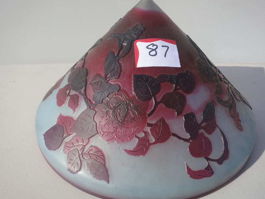 Signed Galle Lamp Shade (1 of 4)
