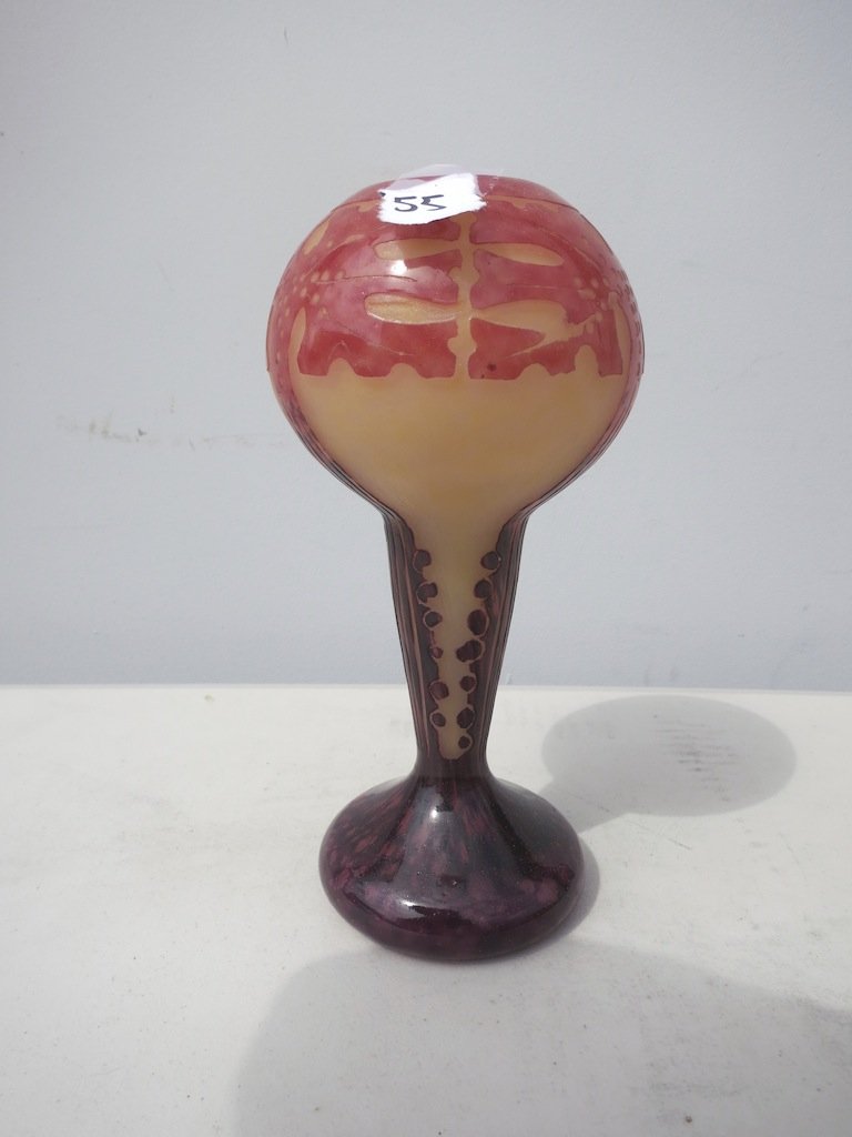 Art Glass Signed Le Verre Francias (1 of 3)