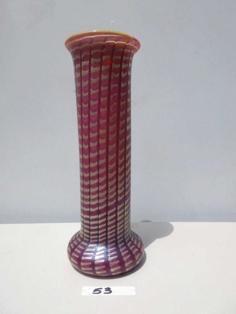 Lundenberg Studios signed Favrile Vase (1 of 2)