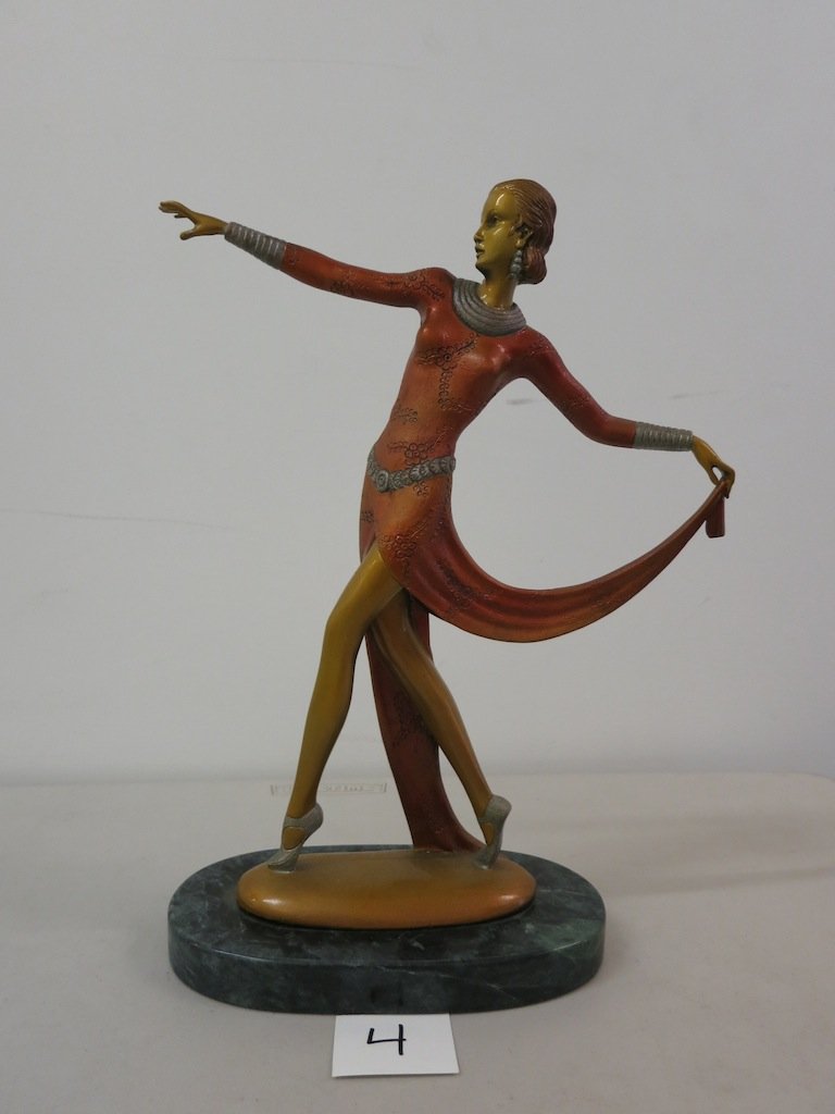 Art Deco Dancing Lady, Josef Lorenzi,,Germany (1 of 4)