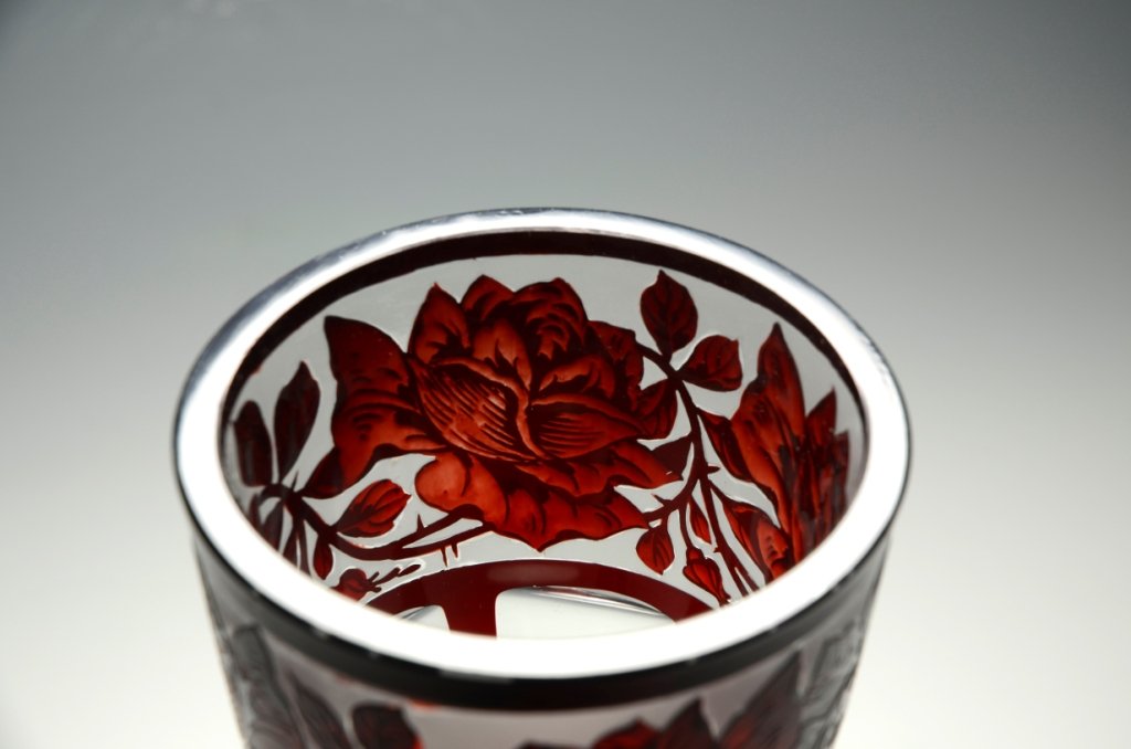 Ruby Overlay Bohemian Pokal - 4