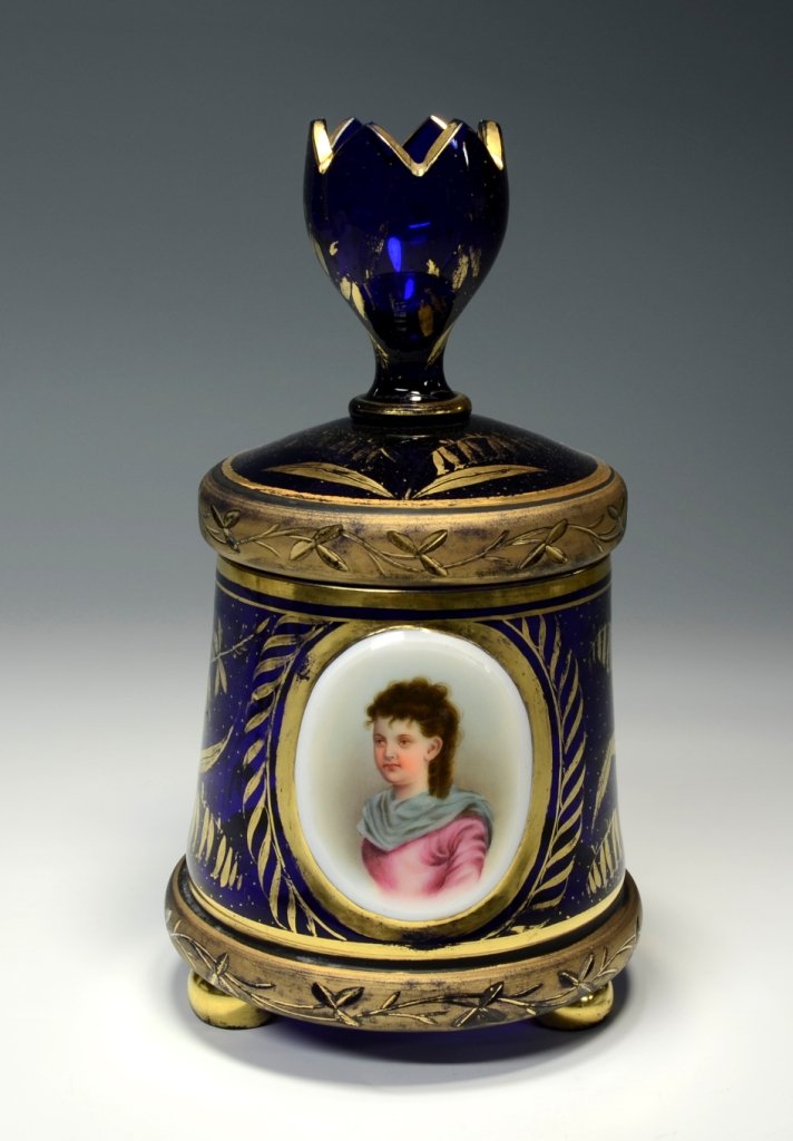 Fabulous Cobalt Blue Powder Box