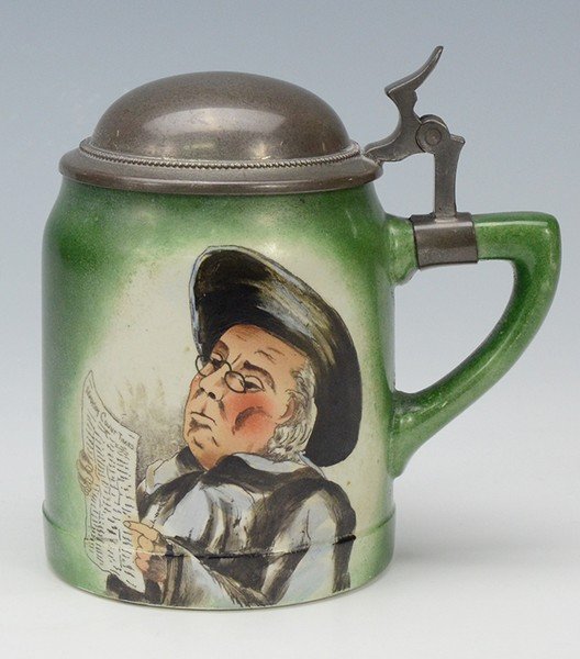 Porcelain Stein, by Manning Bowman & Co. Meriden Conn. (1 of 2)