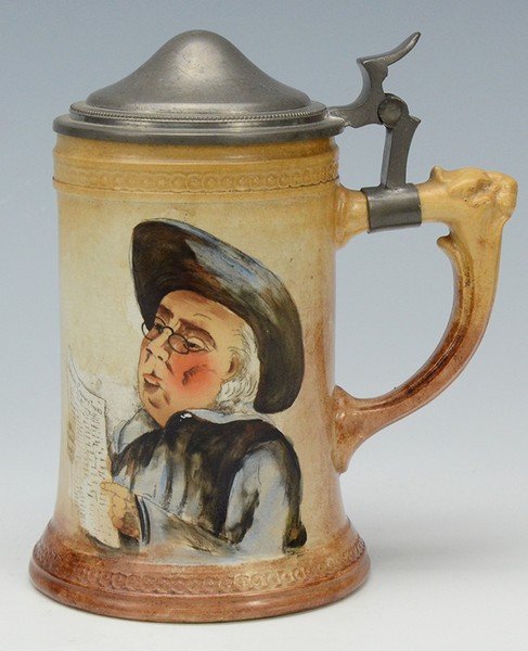 Porcelain Stein, by Manning Bowman & Co. Meriden Conn. (1 of 2)