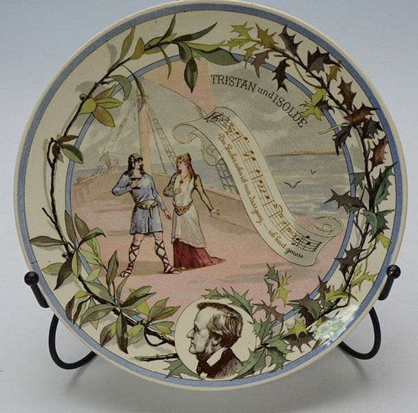 Group of 8 Sarreguemines plates (1 of 9)