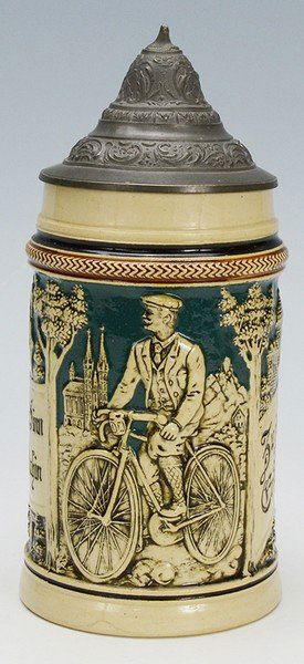 Pottery Relief Stein (1 of 4)