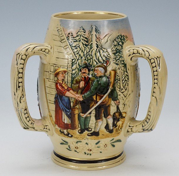 Pottery 3 Handled Cup (1 of 5)