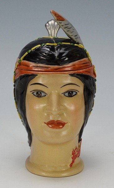 Indian Maiden Character Stein (1 of 3)
