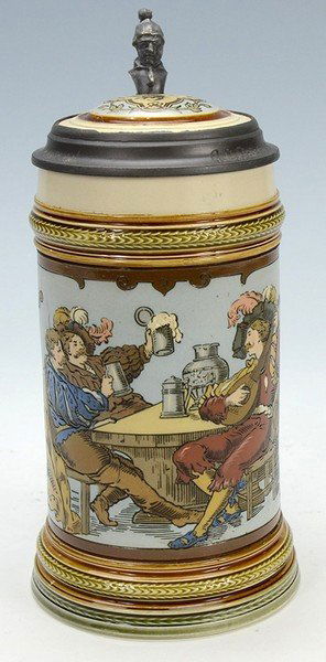 Mettlach Etched Stein (1 of 5)