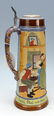 Pottery Etched Stein - 2