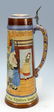 Pottery Etched Stein - 3