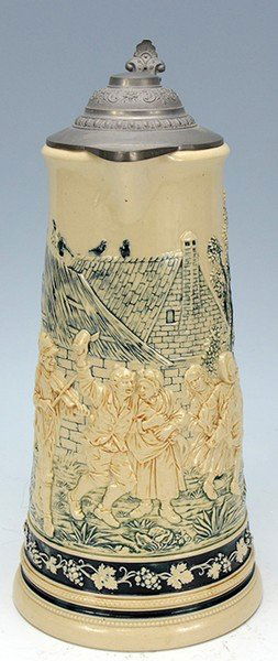 Pottery Relief Stein (1 of 6)