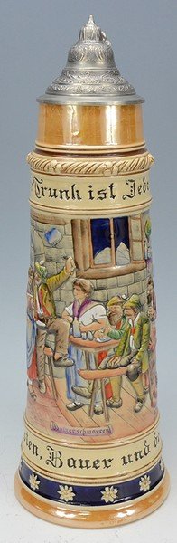 Pottery Relief Stein (1 of 3)