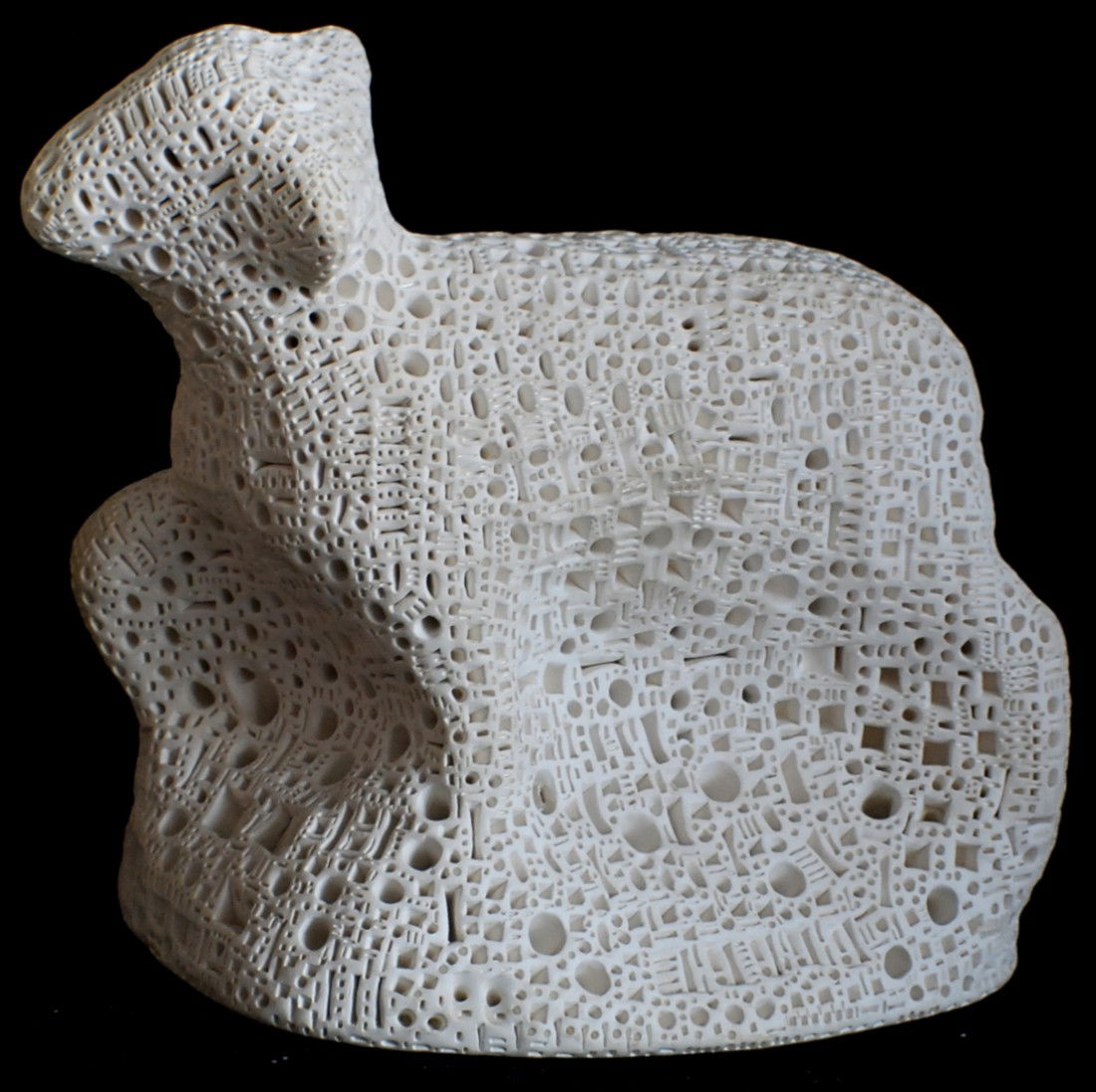 Alexander Ney (b. 1939) “OVEN” Terracotta, 1977: Alexander Ney (b. 1939) “OVEN” Terracotta sculpture, 1977, 7” x 8” x 4 ½”, weights 4.5 lb. Signed and dated 1977 on the bottom