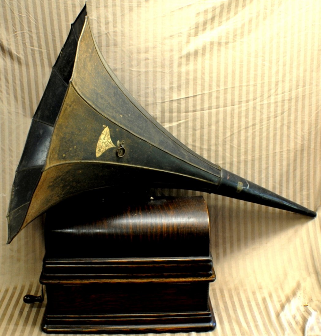 1906 Edison Phonograph, model D: 1906 Edison Phonograph, model D, S/N 344295