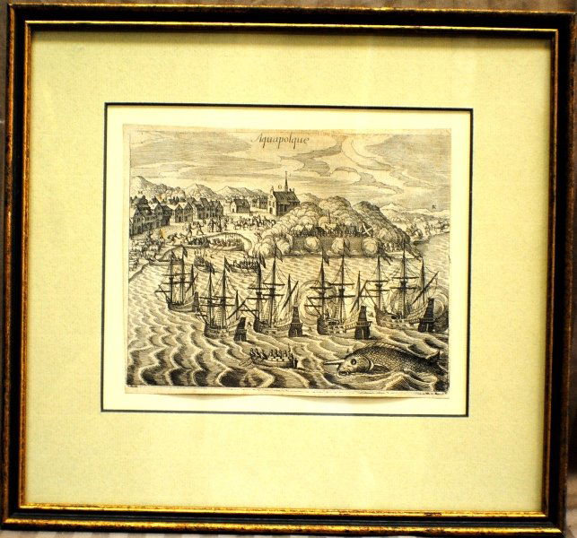 1591 Copper engraving from Theodor De Bry: Copper engraving from Theodor De Bry's Grand Voyages, Frankfurt, 1591 (German edition 1594). The Virginia scenes were done by English artist John Smith, member of the first colonizing party to Virgini