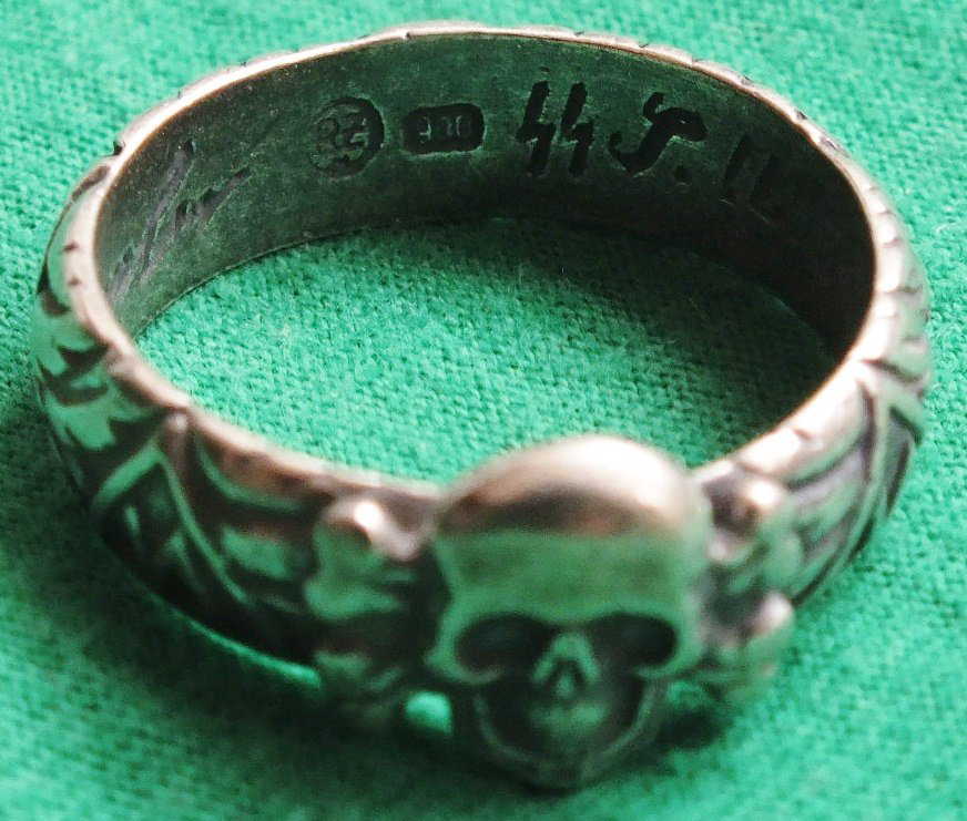 Carat 1940s German Nazi SS wedding ring