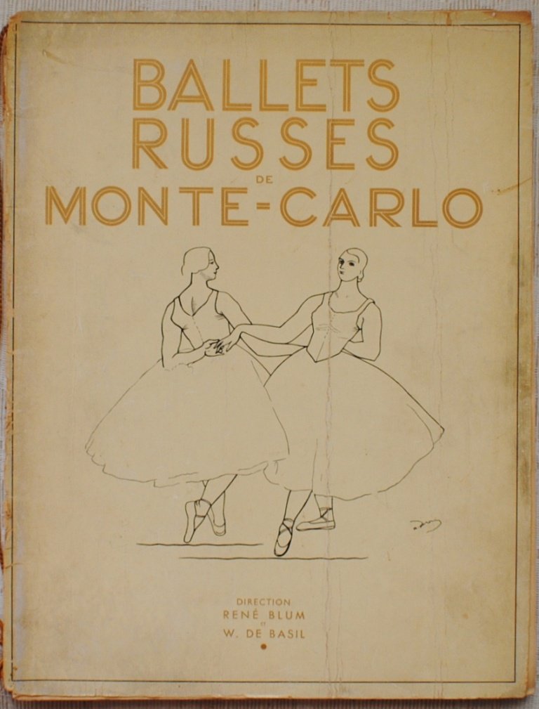 1932 “Ballet Russe De Monte Carlo” Booklet and program: 1932 Ballet Russe De Monte Carlo Booklet and program 9 3/4” x 12 1/2”, 32 p. with cover. Costumes and designs by Christian Berard, Raoul Dufy, etc.