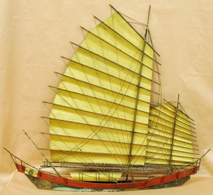 Curtis Jere wall sculpture: Curtis Jere wall sculpture 29" tall, 33" wide. Signed