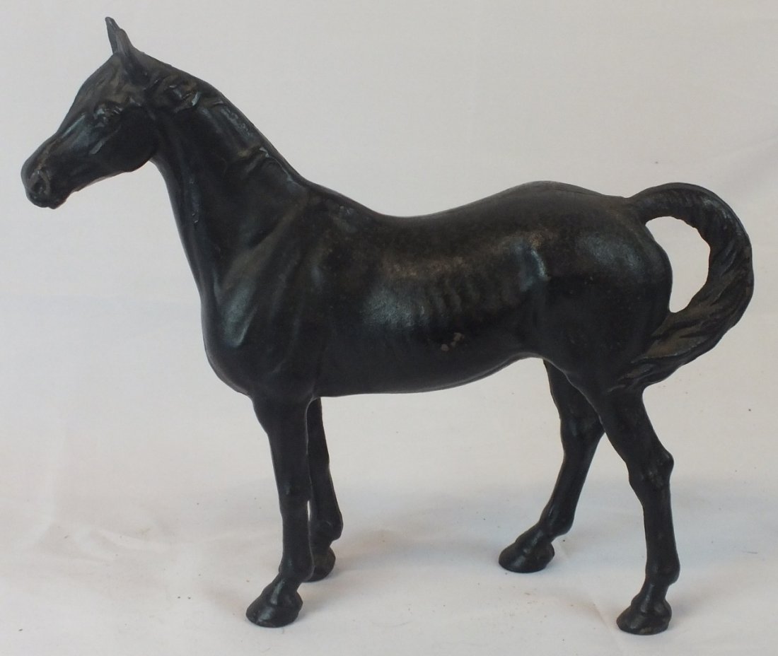 Bradley & Hubbard horse doorstop: Bradley & Hubbard horse doorstop 10 1/4" tall, 11" long