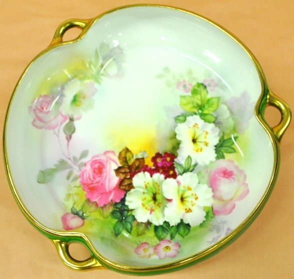 Nippon handled bowl: Nippon handled bowl 9" diameter
