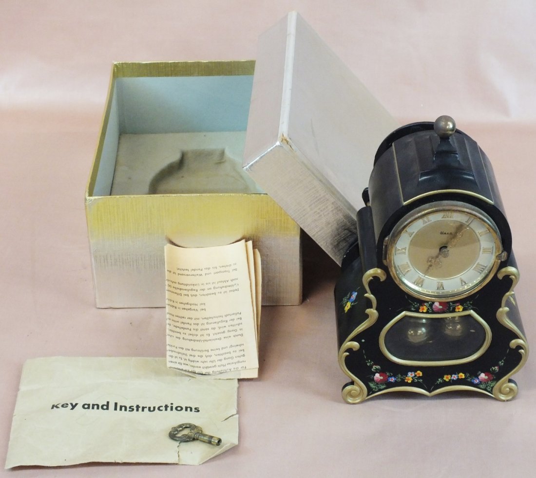 HEDO German clock: HEDO German clock. Original box and paperwork