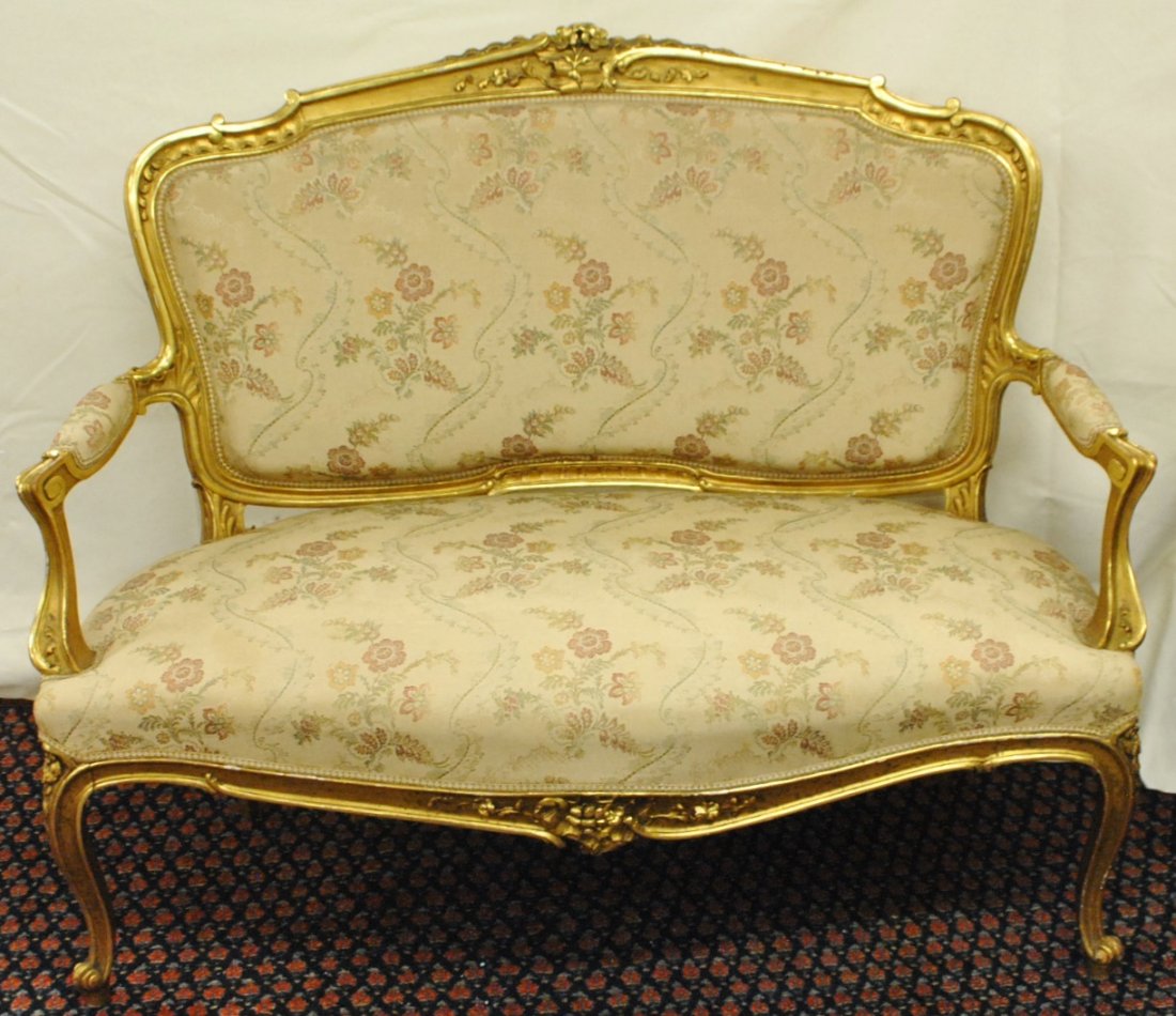 French loveseat: French loveseat 48” x 23”, 34” high