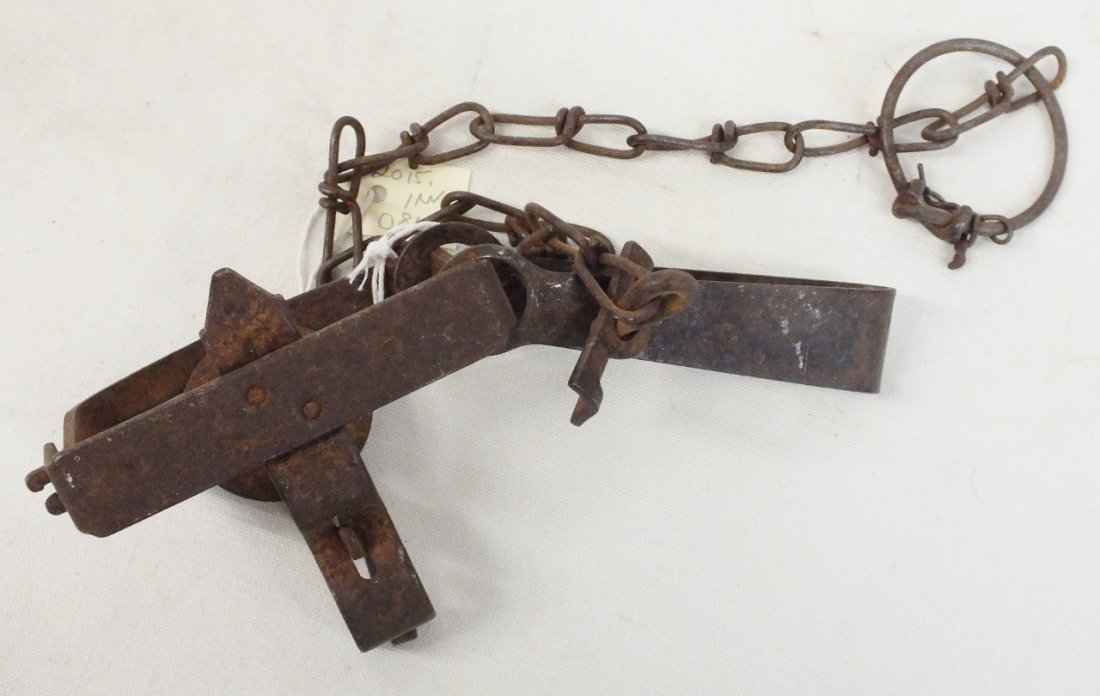 Antique Oneida animal trap (1 of 3)