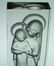 Rene Lalique glass statue "Madonna and Child" - 6
