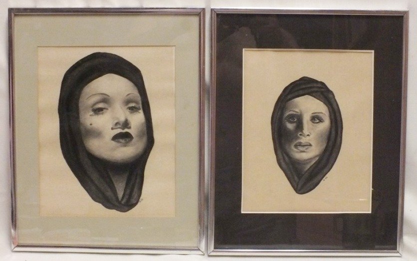 Alexander Tikhomirov (Russian, 1916 - 1995) "Two (1 of 9)