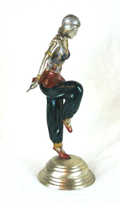 Russian Bronze Ballerina sculpture, after Diagelev's (1 of 10)