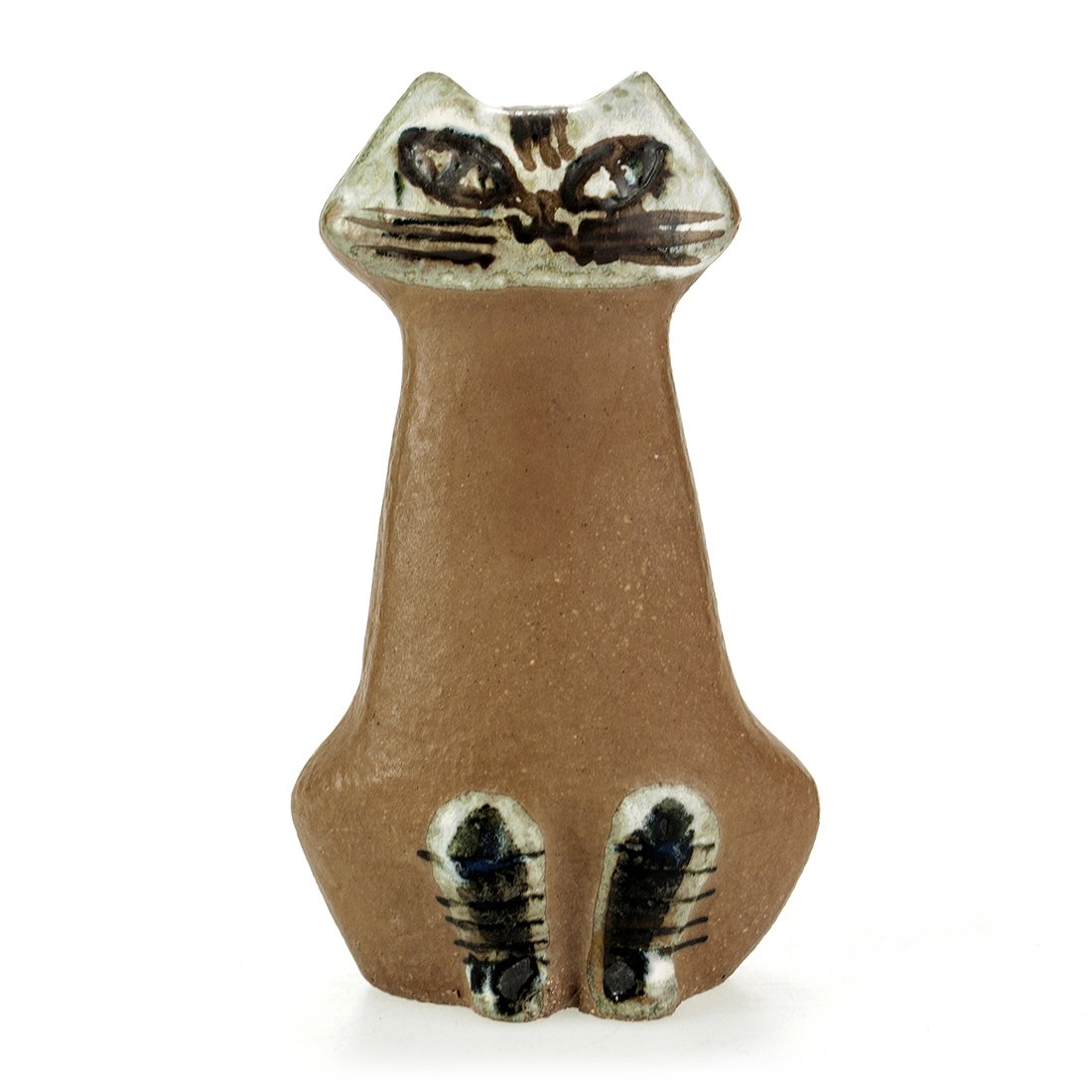 FIGURIN, "Katt" ur "Lilla Zoo", LISA LARSON (1931-): Sittande katt. "Lilla Zoo" tillverkades 1956-1978. Inga anmärkningar. Höjd 12 cm.
