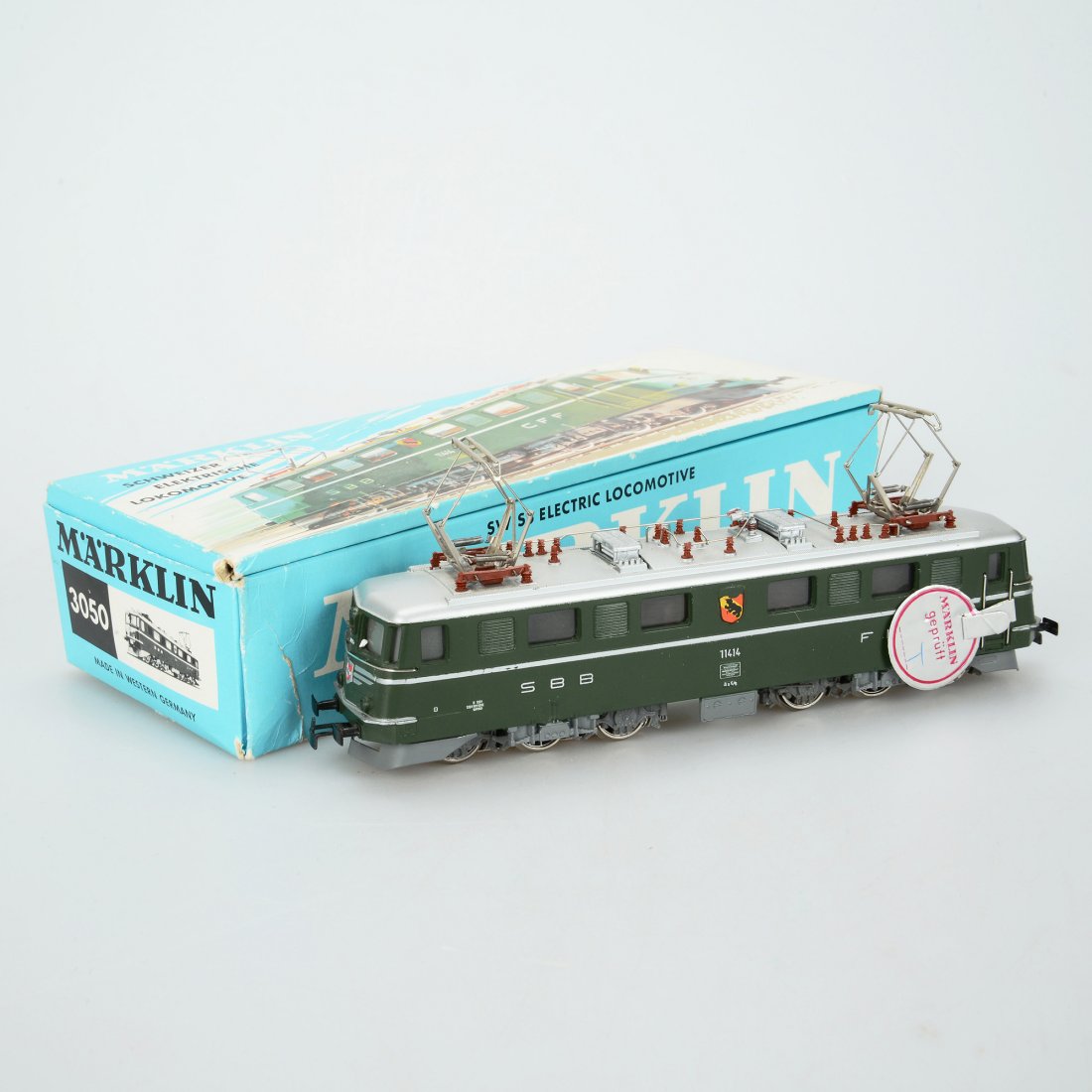 ELLOK, 3050.1, Märklin, H0: Elektrolokomotive. Smärre slitage (främst undersida). Med kartong, instruktion och klistermärken. Marklin/Maerklin (132)