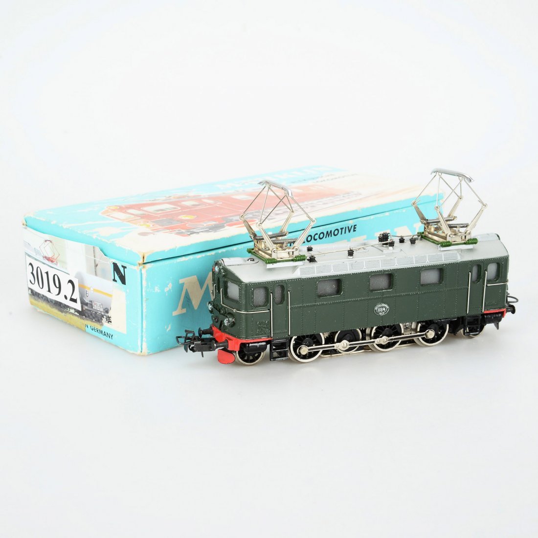ELLOK, 3019.2, Märklin, H0: Elektrolokomotive. Smärre slitage, smärre repor på taket. Med kartong. Marklin/Maerklin (120)